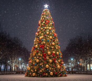 božićno drvce u parku (1)