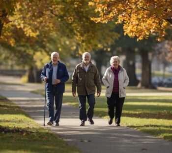 umirovljenici u šetnji