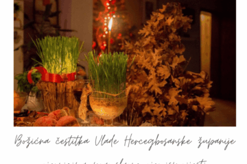 Božićna čestitka Vlade Hercegbosanske županije vjernicima pravoslavne vjeroispovijesti