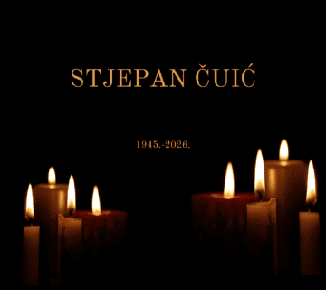 Black Candle Funeral Invitation Card 3 360x320