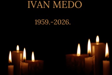 Black Candle Funeral Invitation Card (5)