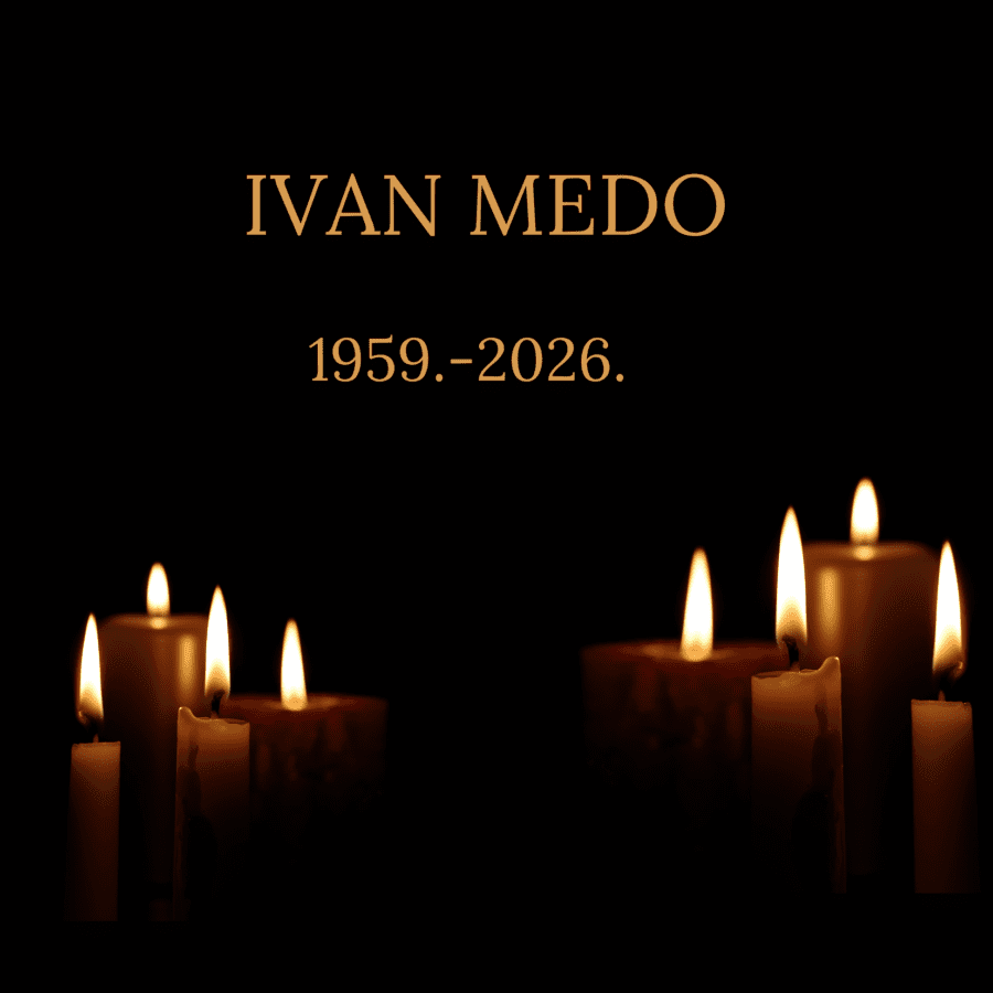 Black Candle Funeral Invitation Card 5