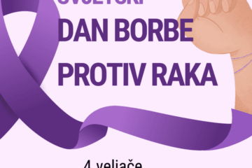 Pastel Purple Purple Expressive Shapes World Cancer Day Social Media Graphic