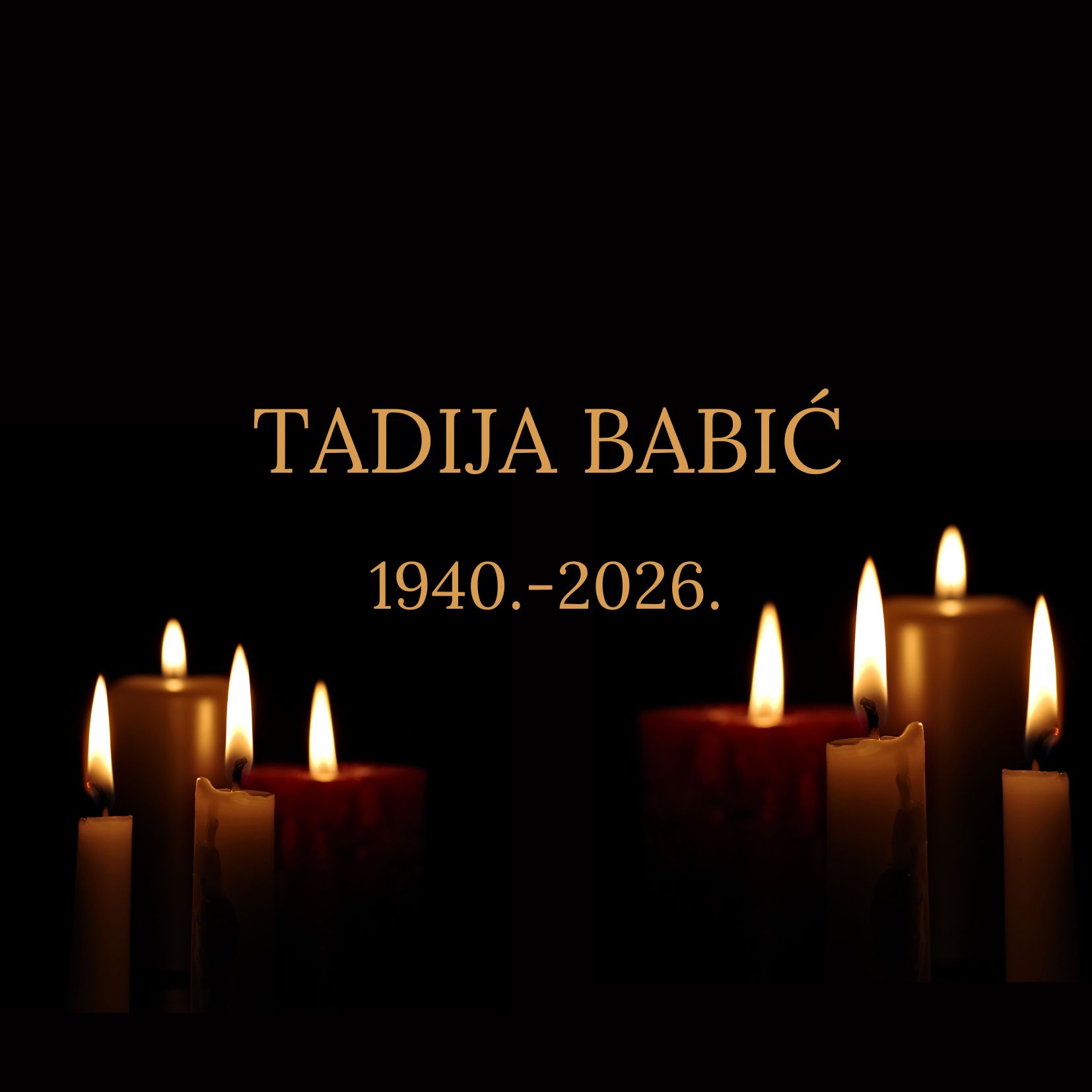 Black Candle Funeral Invitation Card 17