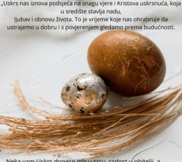 Brown Minimalist Easter Instagram Post 360x320