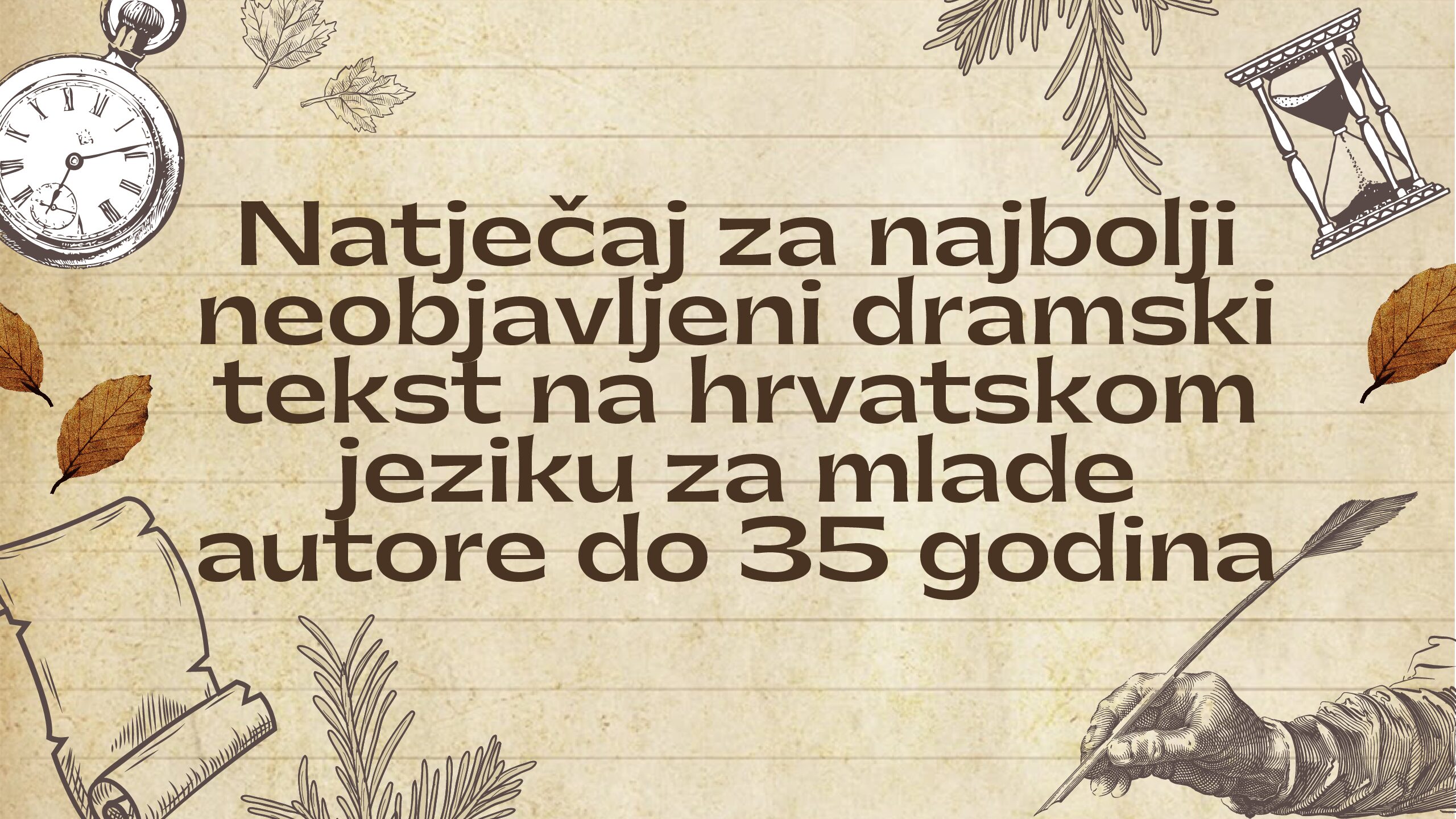 Brown Vintage Illustrated Writing Group Project Presentation pdf