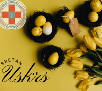 Simple Elegant Yellow Floral Happy Easter Message Eggs Facebook Post 360x320