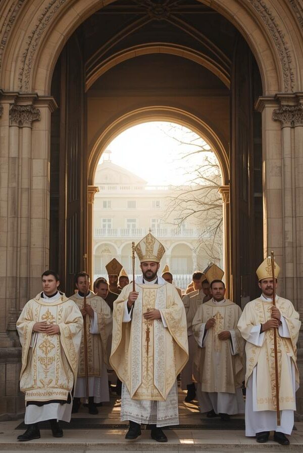 Misa svecenici procesija crkva uskrsni ponedjeljak 600x896