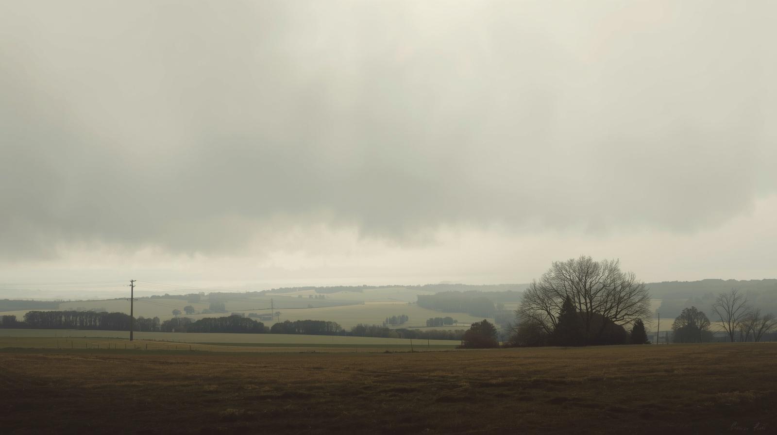 Oblacno vrijeme na seli da nije ovoliko tmurno